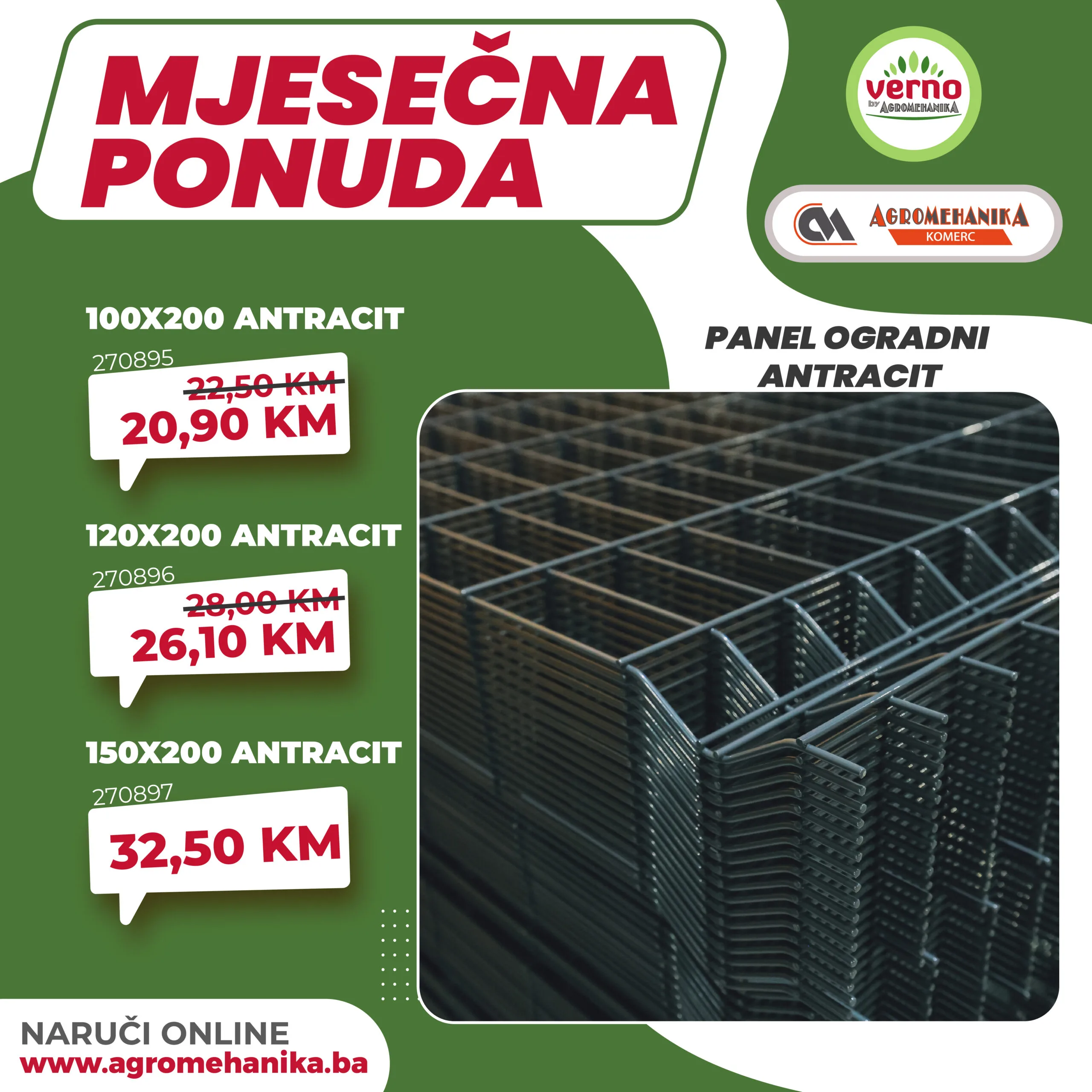 Verno by Agromehanika MJESEČNA AKCIJA – januar 2026.