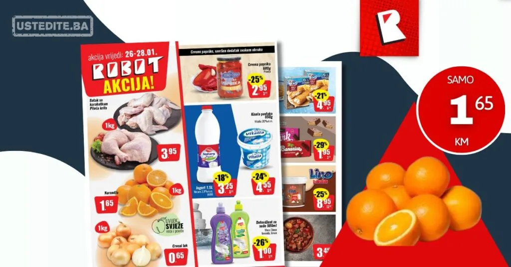 Robot akcija za početak sedmice 26-28.1.2026.