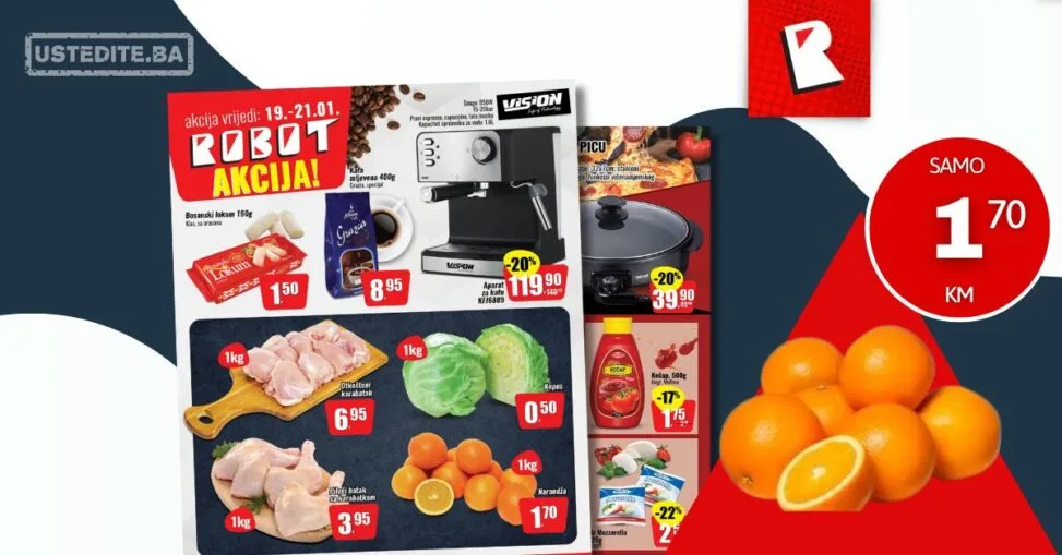 Robot akcija za početak sedmice 19-21.1.2026.