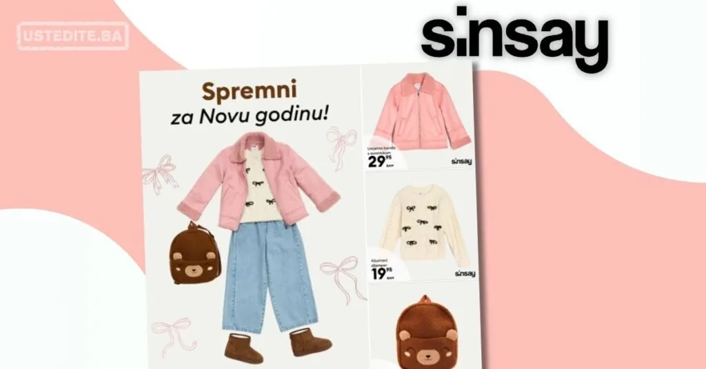 Sinsay dječija odjeća - januar 2026.
