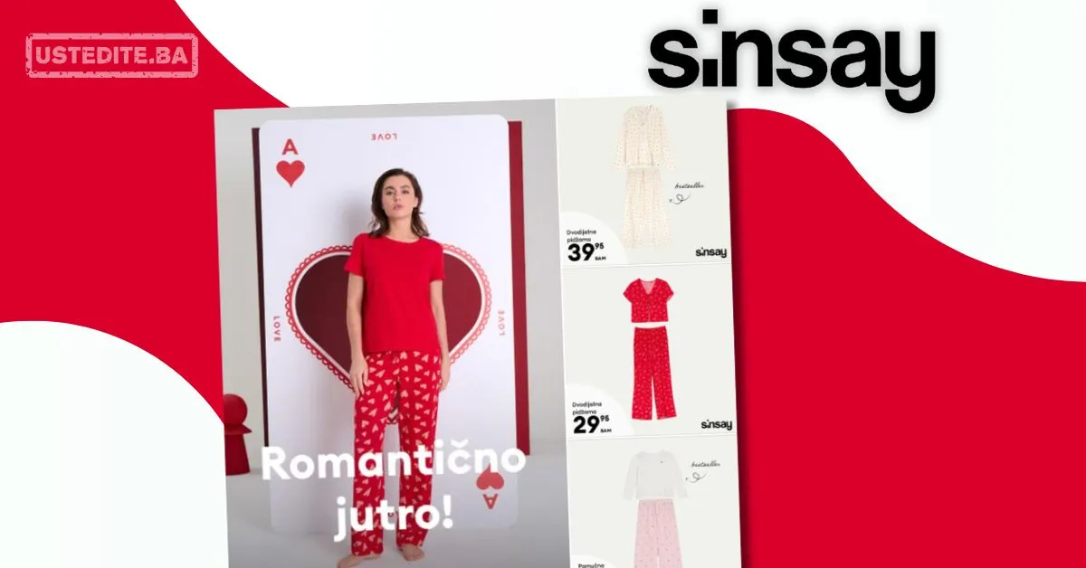 Sinsay akcija PIDŽAMA - januar 2026.