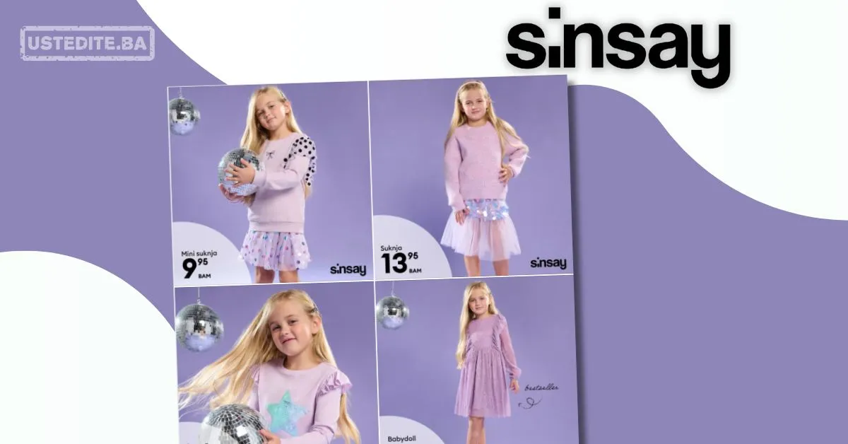 Sinsay akcija: PARTY kolekcija januar 2026.