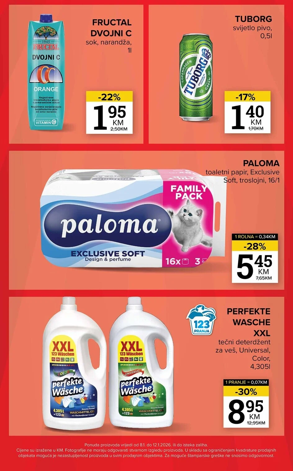 Konzum vikend akcija 8-12.1.2026.
