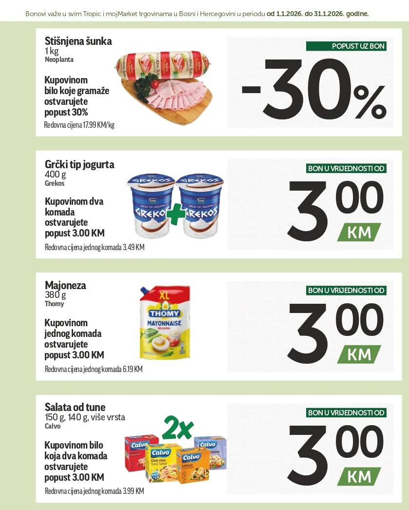 Tropic BONBONJERA 1 -31.1.2026.