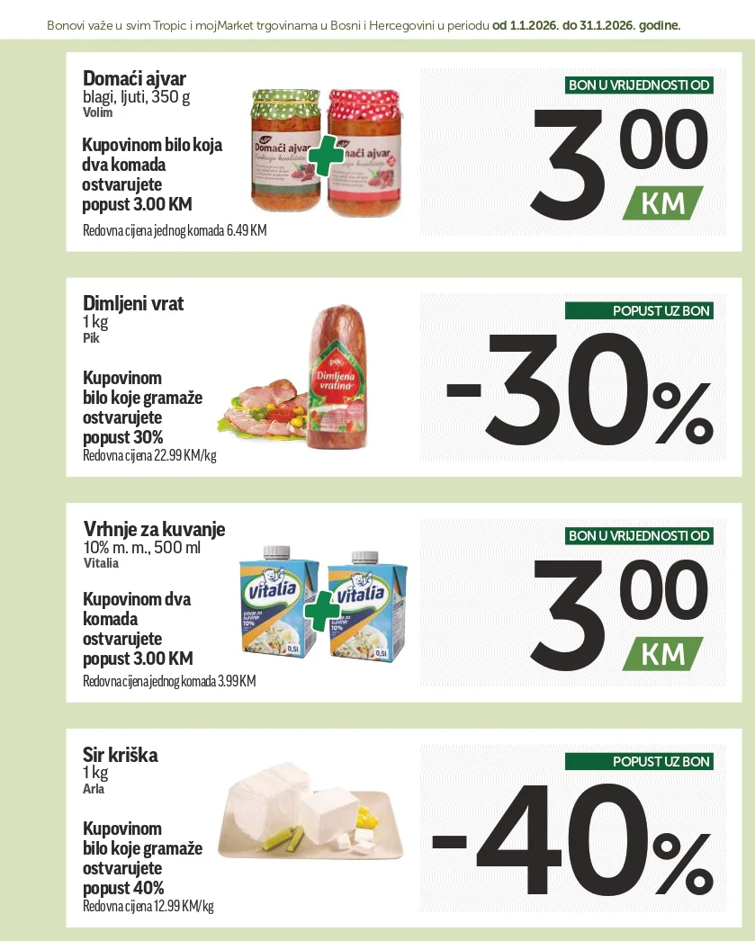 Tropic BONBONJERA 1 -31.1.2026.