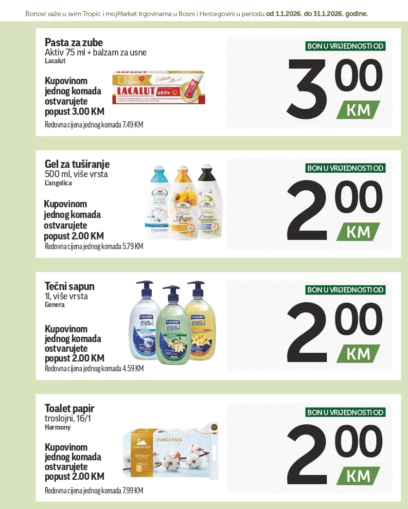 Tropic BONBONJERA 1 -31.1.2026.