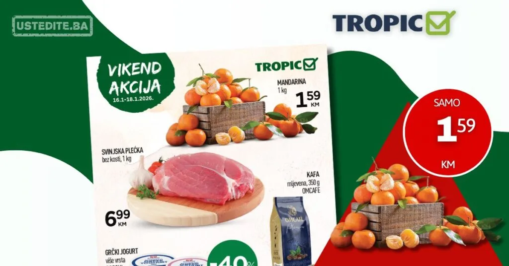 Tropic vikend akcija 16-18.1.2026.