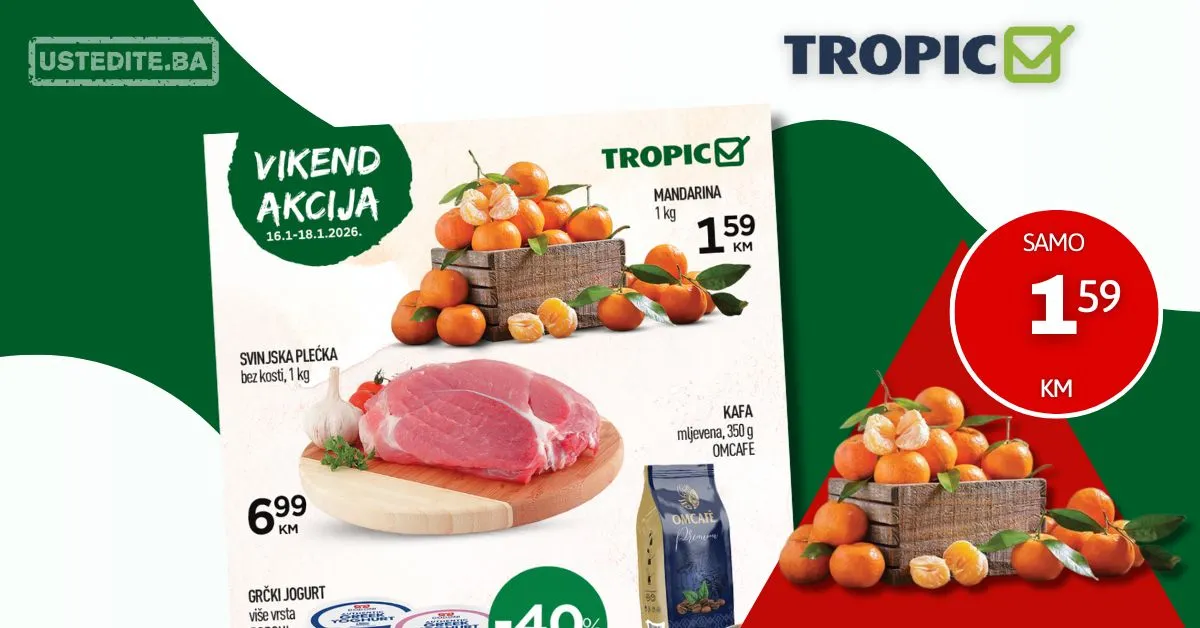 Tropic vikend akcija 16-18.1.2026.