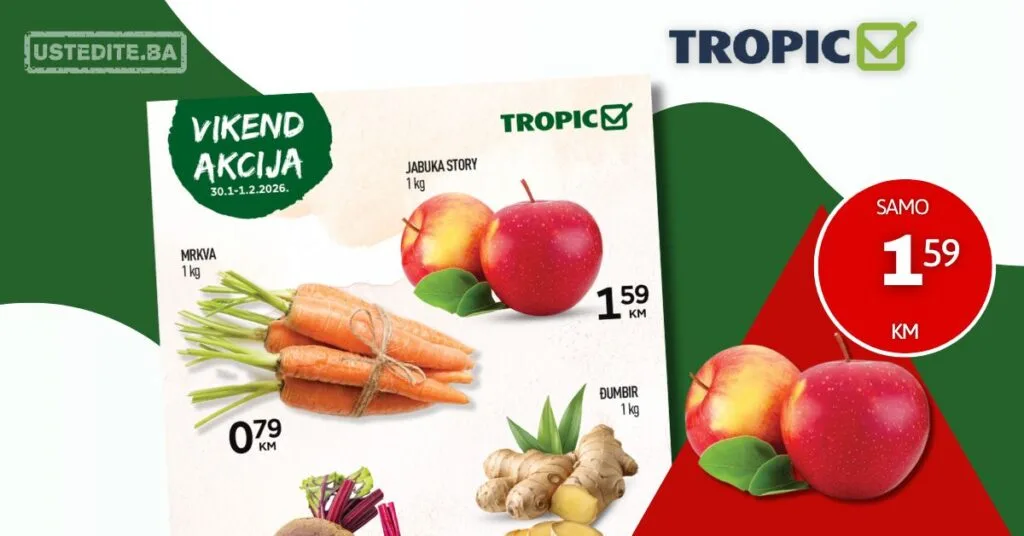 Tropic vikend akcija 30.1-1.2.2026.