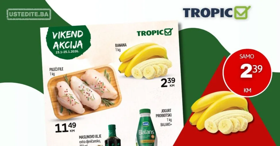 Tropic vikend akcija 23-25.1.2026.