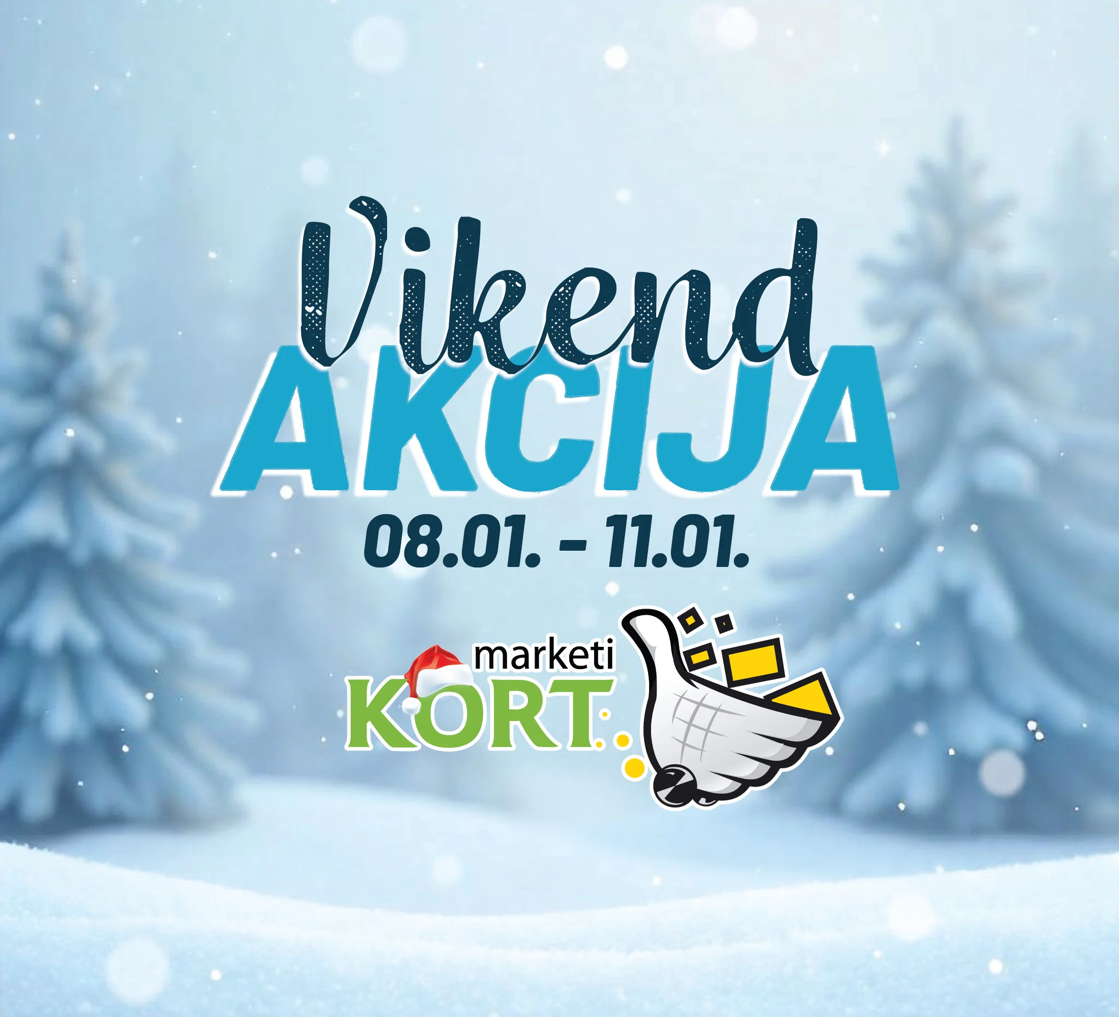 Kort vikend akcija 8-11.1.2026.