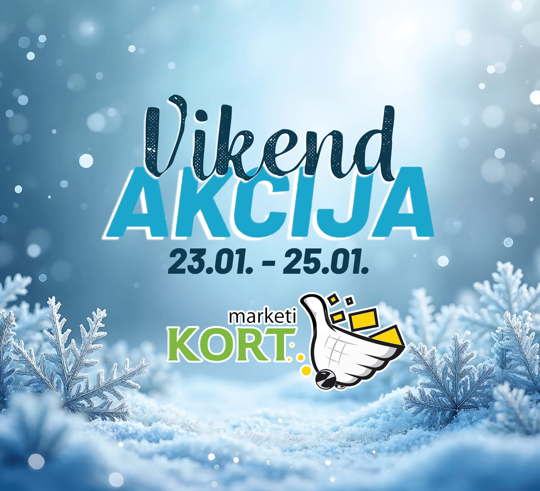Kort vikend akcija 23-25.1.2026.