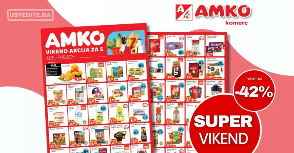 Amko vikend akcija 22-26.1.2026.