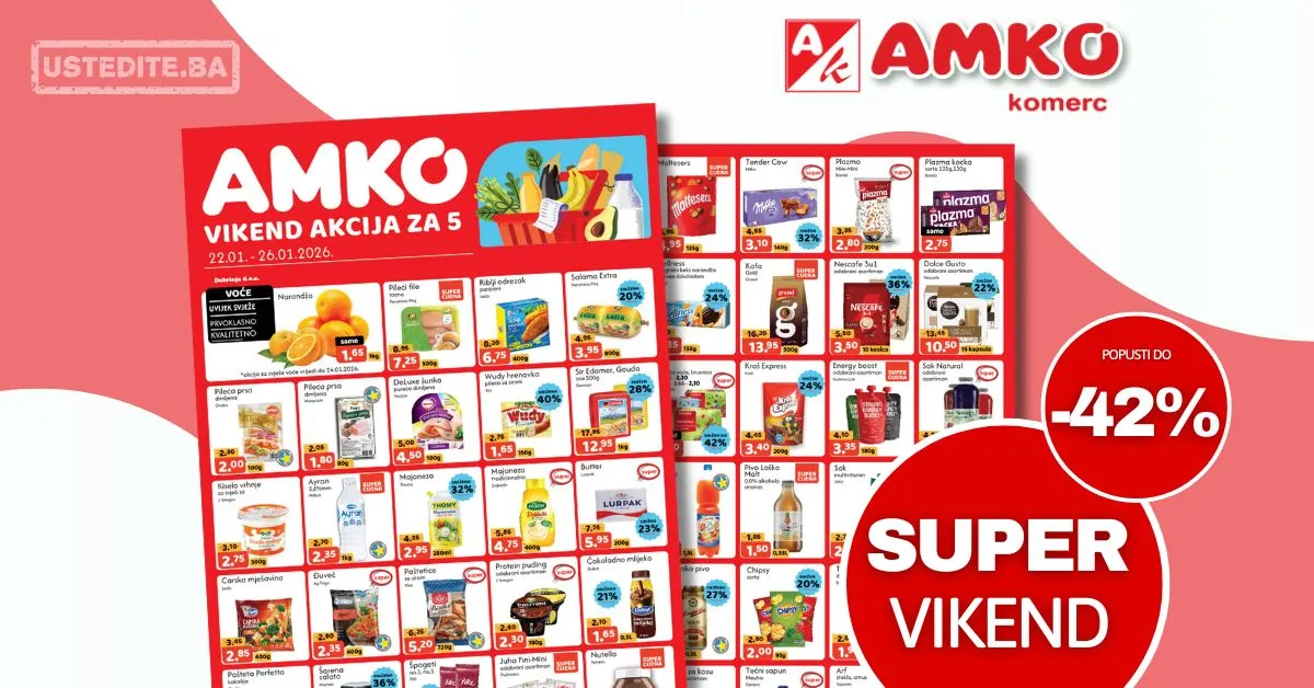 Amko vikend akcija 22-26.1.2026.