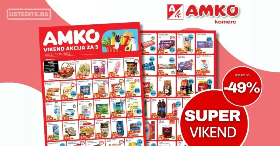 Amko vikend akcija 15-19.1.2026.