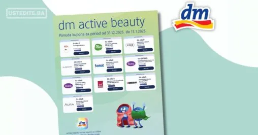 dm KUPONI – dm active beauty – akcija do 13.1.2026.