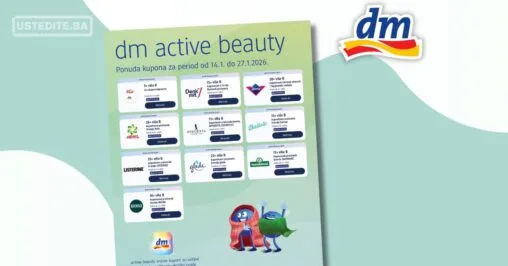 dm KUPONI – dm active beauty – akcija do 27.1.2026.