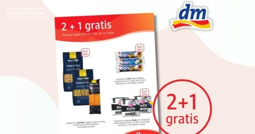 dm multipack 2+1 gratis