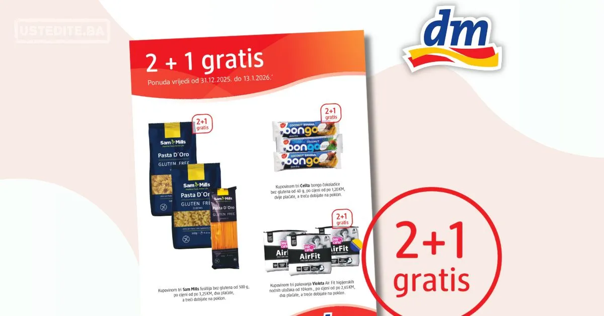 dm multipack 2+1 gratis