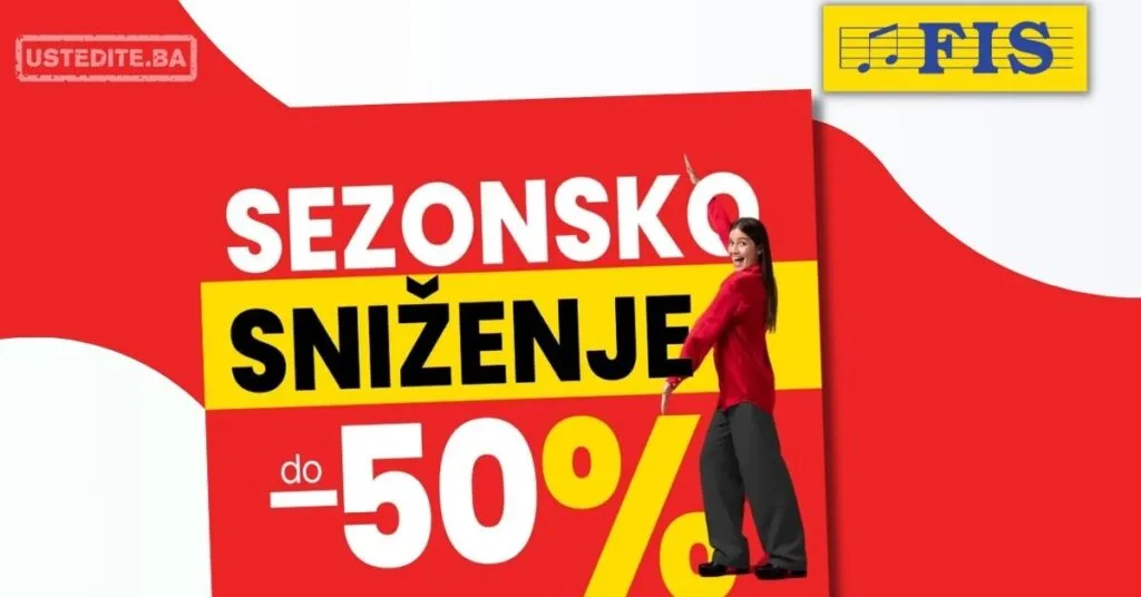 Fis SEZONSKO SNIŽENJE odjeće do 15.01.2026.