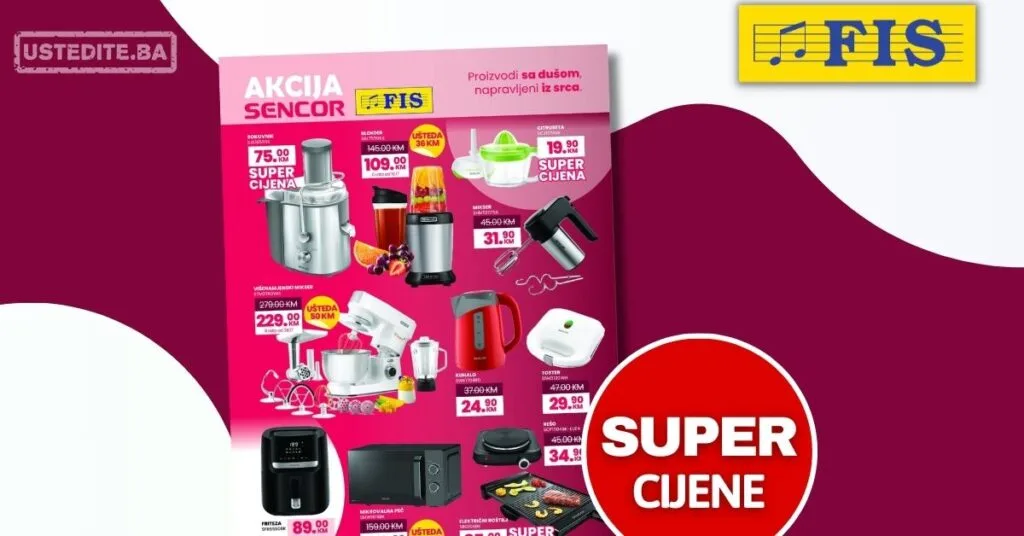 Fis & Sencor SNIŽENJE do 31.1.2026.