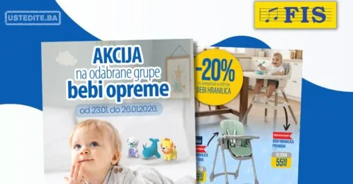 Fis akcija OPREMA ZA BEBE 23-26.1.2026.
