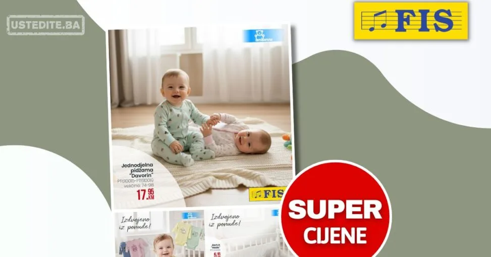 Fis akcija ODJEĆA ZA BEBE - januar 2026.