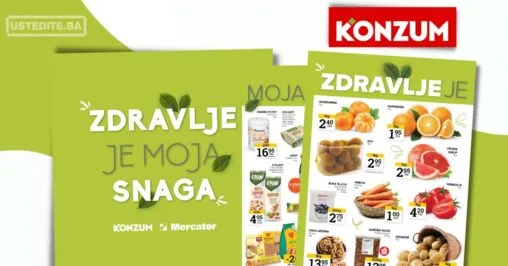 Konzum ZDRAVE NAMIRNICE 20-26.1.2026.