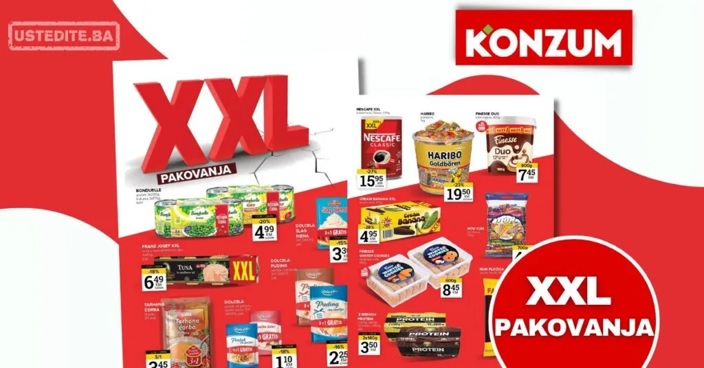 Konzum XXL PAKOVANJA 20-26.1.2026.