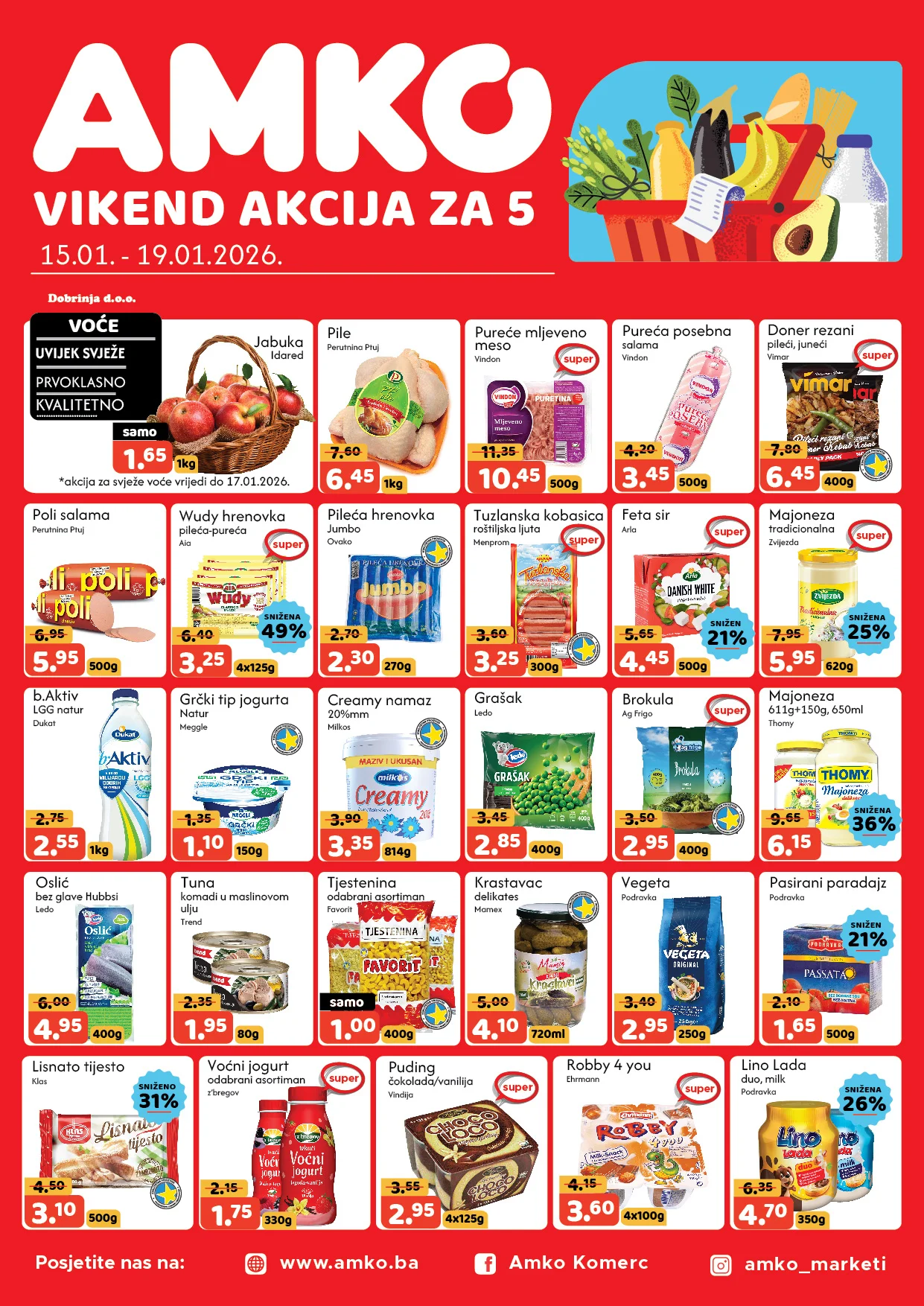 Amko vikend akcija 15-19.1.2026.