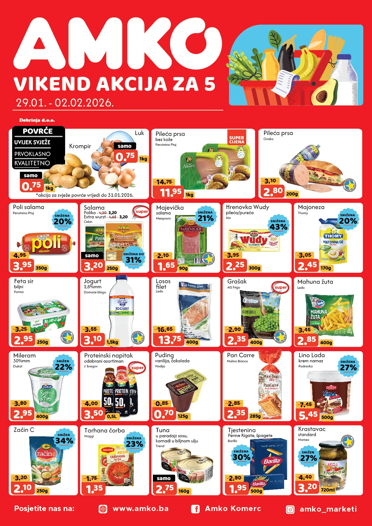 Amko vikend akcija 29.1-2.2.2026.