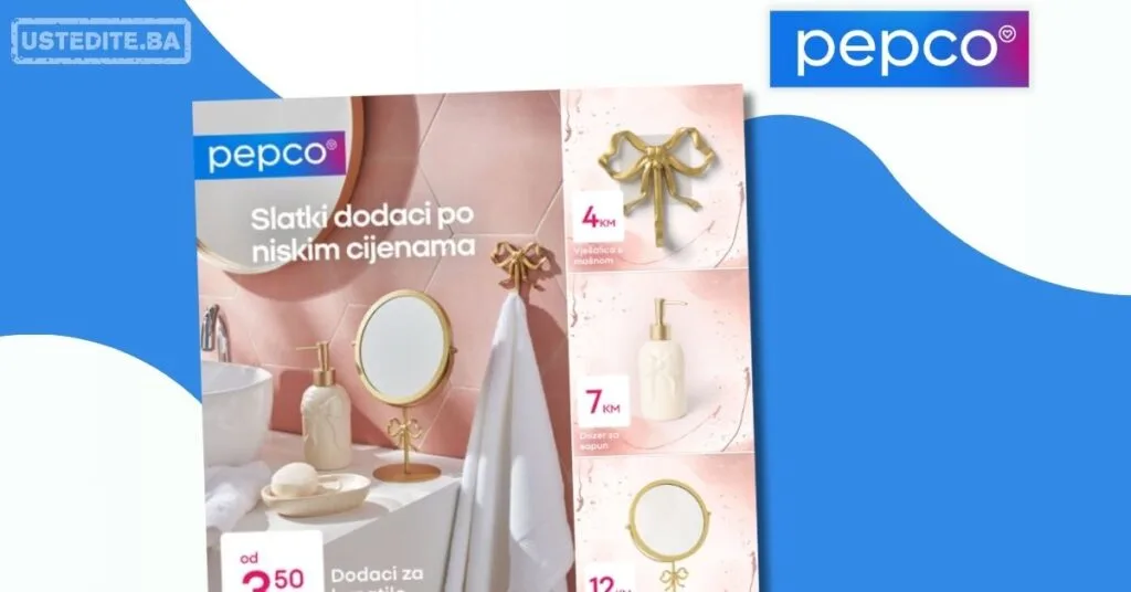 Pepco akcija - Dodaci za kupatilo januar 2026.