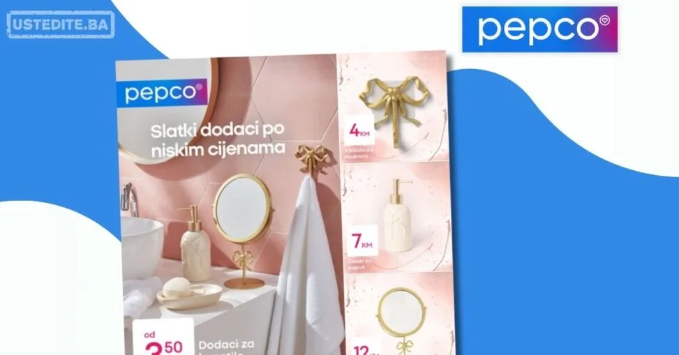 Pepco akcija - Dodaci za kupatilo januar 2026.
