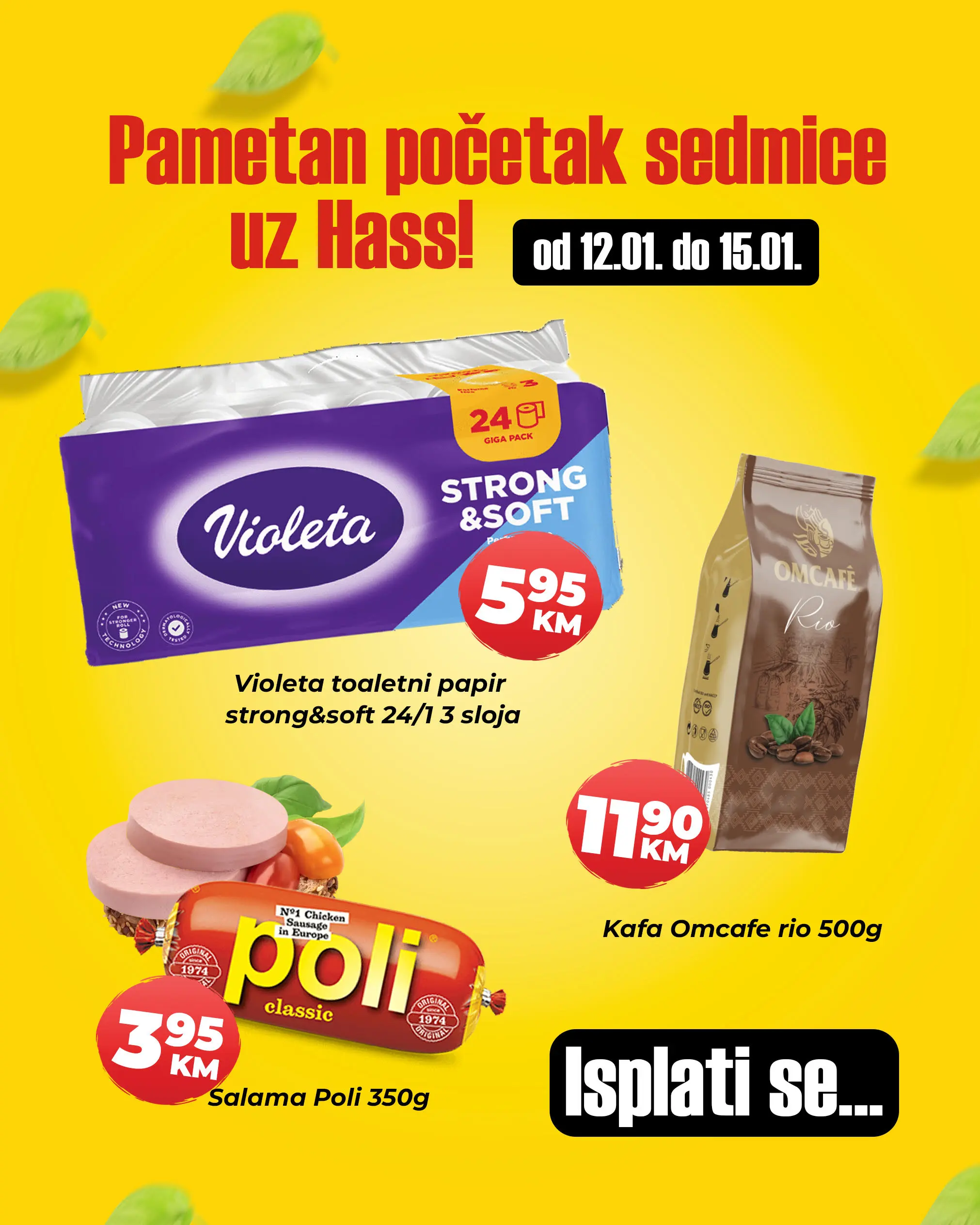 Hass komerc akcija za početak sedmice 12-15.1.2026.