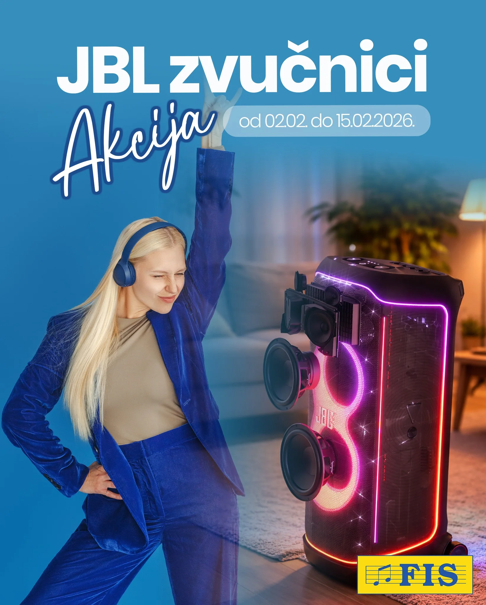 Fis akcija JBL ZVUČNICI 2-15.2.2026.
