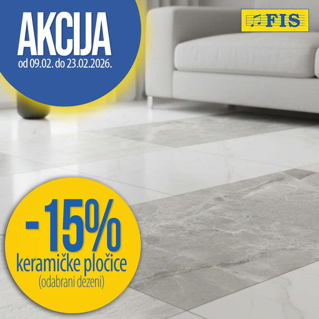 Fis akcija KERAMIČKE PLOČICE 9-23.2.2026.