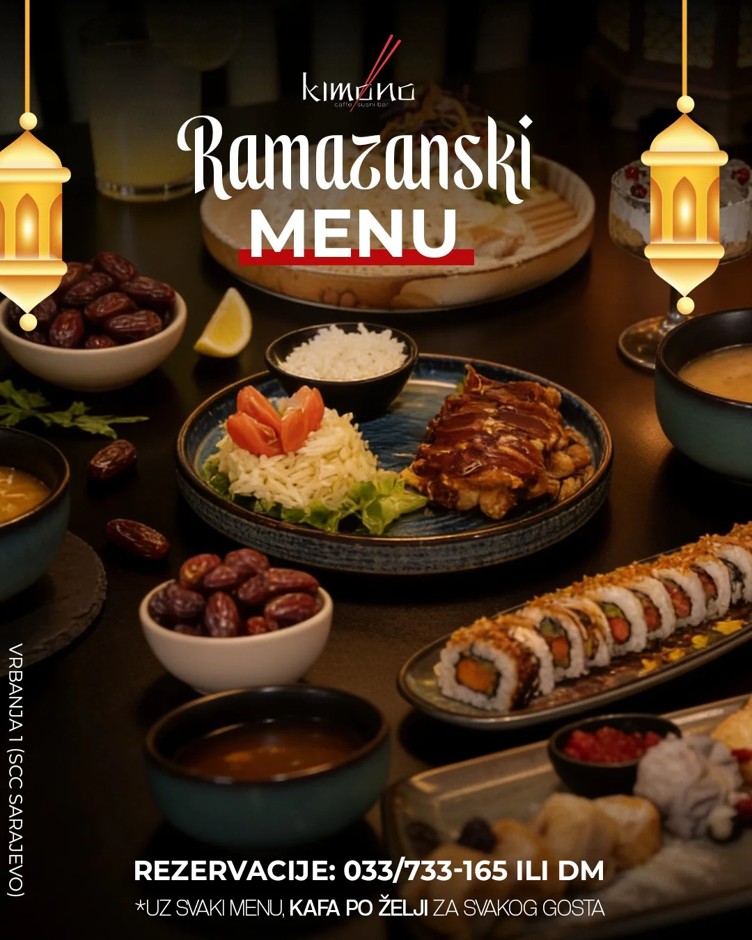 Kimono IFTARSKI MENI📍Sarajevo 2026.