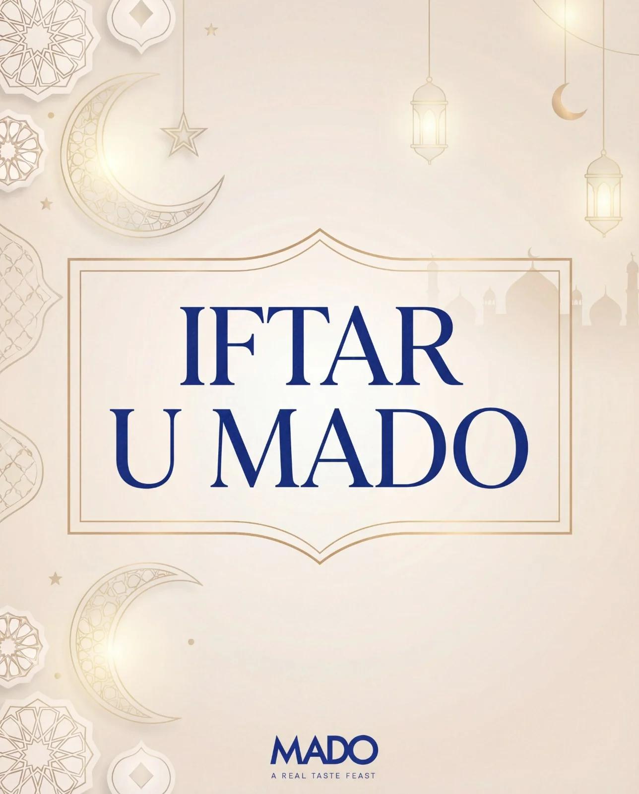 Mado IFTARSKI MENI 📍 Sarajevo 2026.