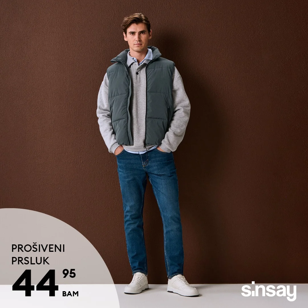 Sinsay ODJEĆA ZA MUŠKARCE februar 2026.