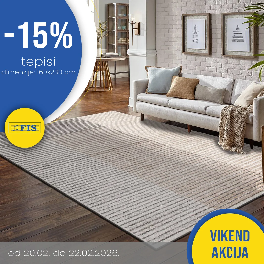 Fis vikend akcija SVE ZA DOM 20-22.2.2026.