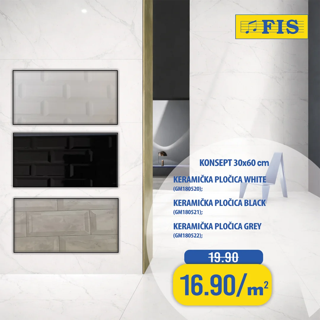 Fis akcija KERAMIČKE PLOČICE 24.2-8.3.2026.