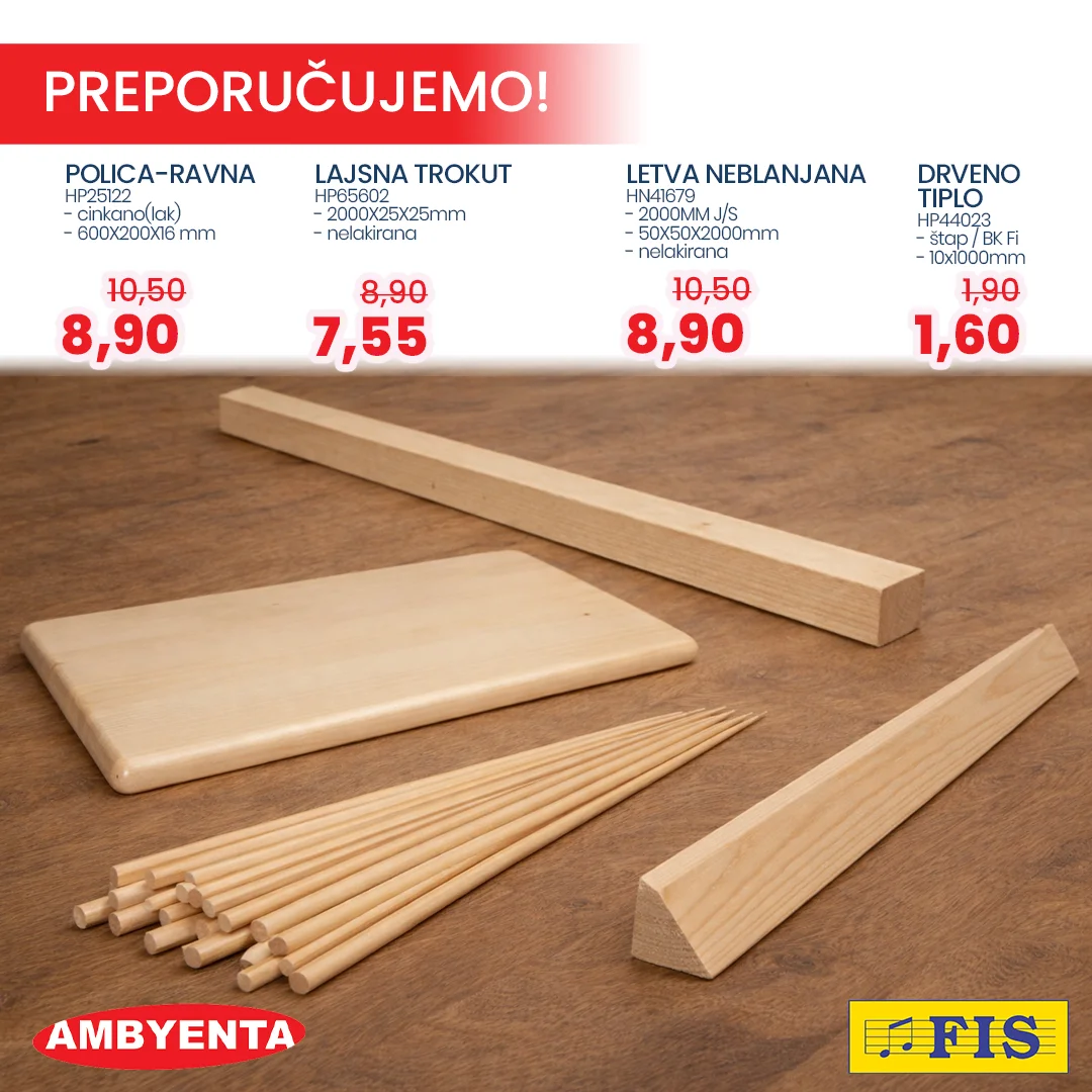 Fis & Ambyenta NAMJEŠTAJ - sniženje do 28.2.2026.