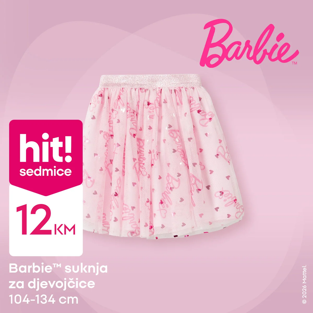 Pepco akcija - Barbie kolekcija za djevojčice 19-25.2.2026.