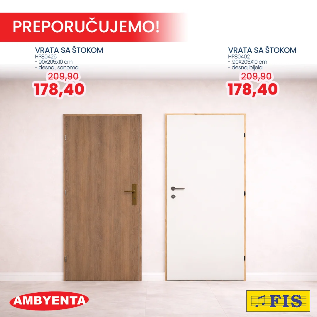 Fis & Ambyenta NAMJEŠTAJ - sniženje do 28.2.2026.