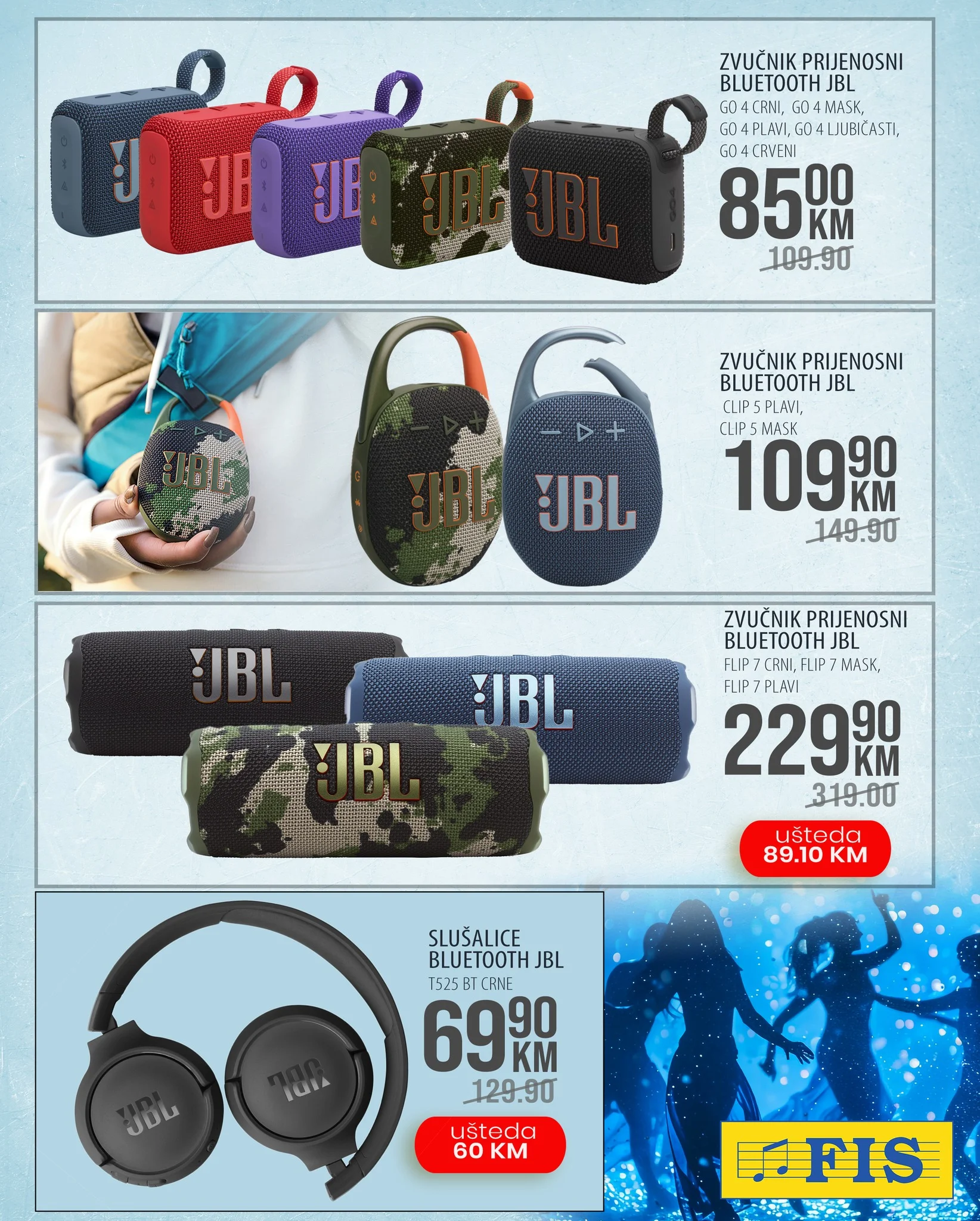 Fis akcija JBL ZVUČNICI 2-15.2.2026.