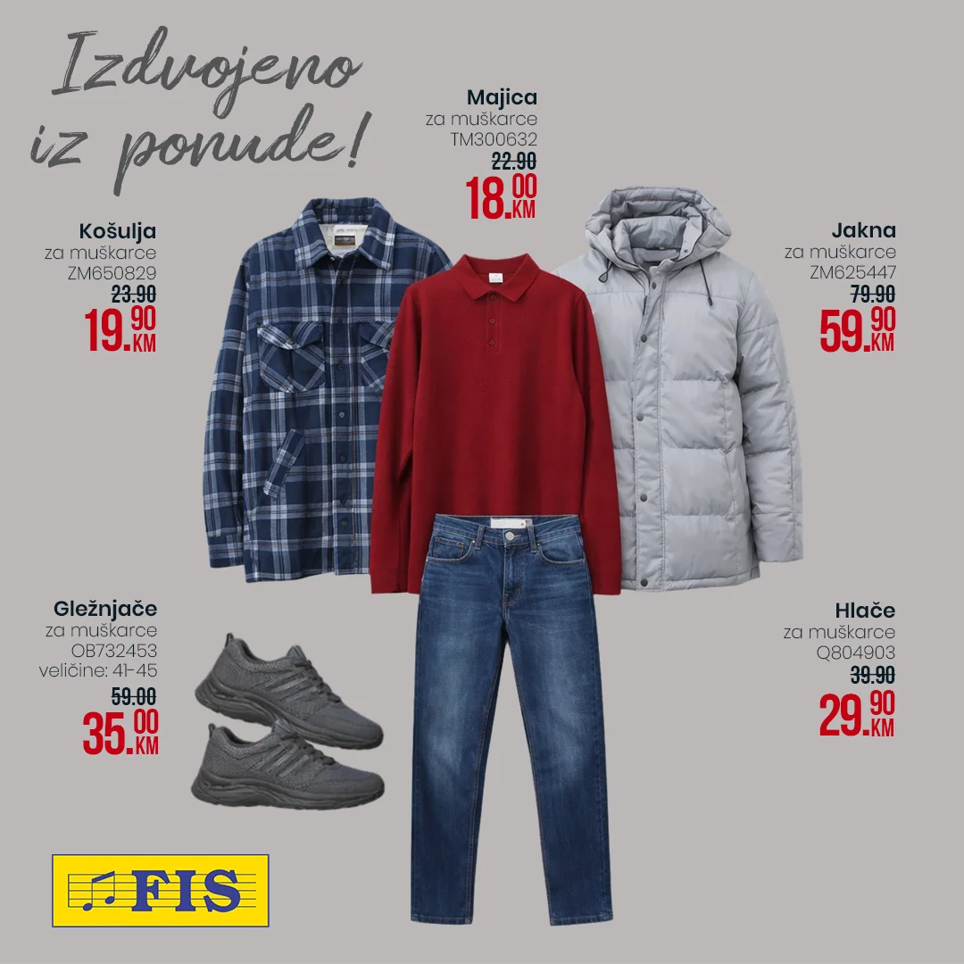 Fis ODJEĆA & OBUĆA februar 2026.