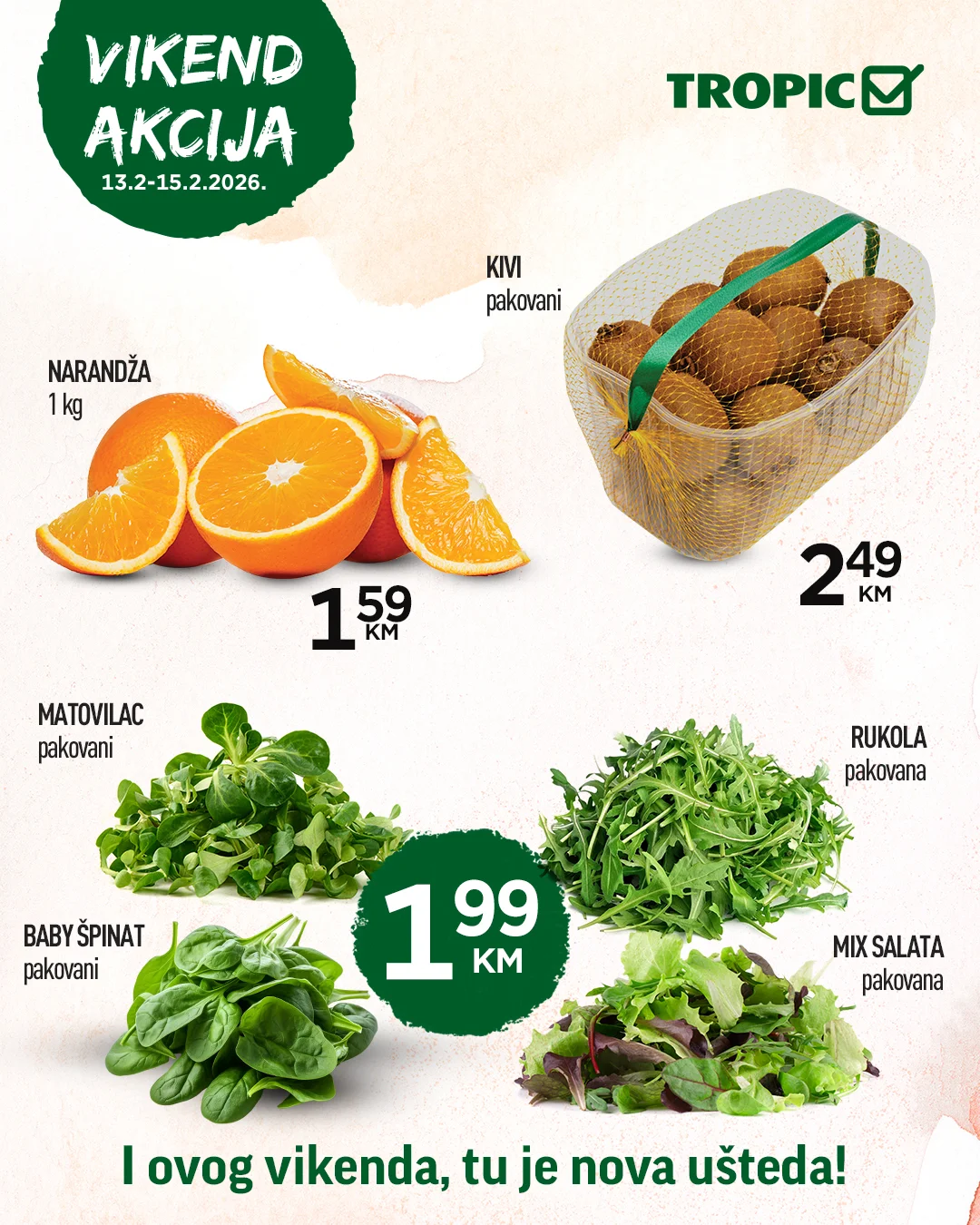 Tropic vikend akcija 13-15.2.2026.