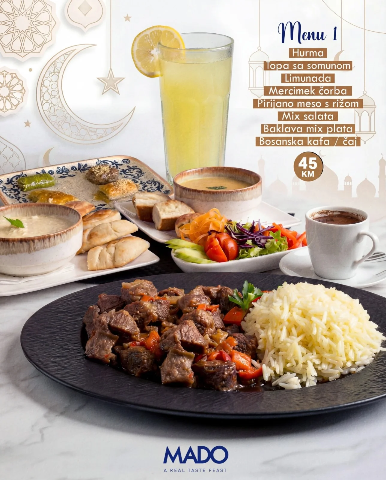 Mado IFTARSKI MENI 📍 Sarajevo 2026.