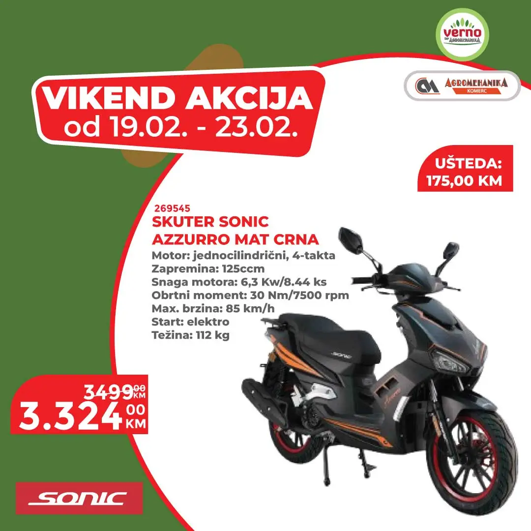 Verno by Agromehanika vikend akcija 19-23.2.2026.