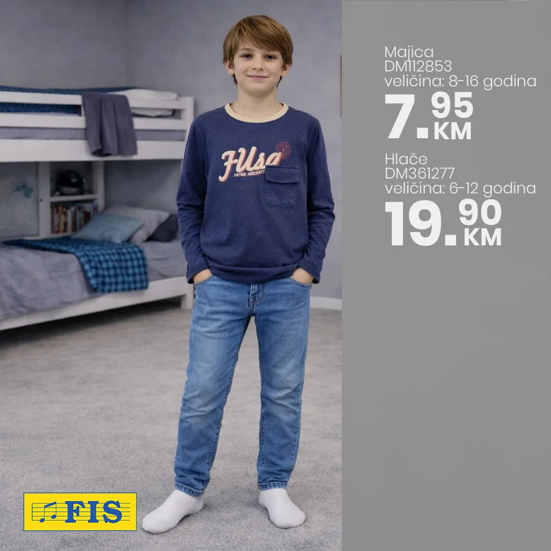 Fis ODJEĆA ZA DJEČAKE februar 2026.